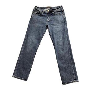 Liverpool Los Angeles Relaxed Straight Leg Jeans Denim Stretch Blue Size 32